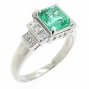 PT900 エメラルド リング 1.02CT