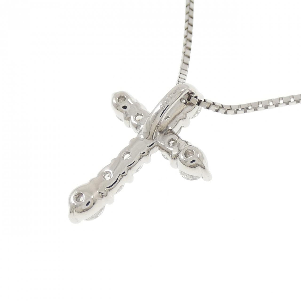 PT900/PT850 クロス ダイヤモンド ネックレス 1.00CT