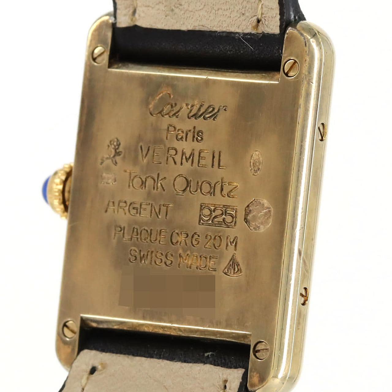 カルティエ マストタンクSM GP W1005554 GP クォーツ