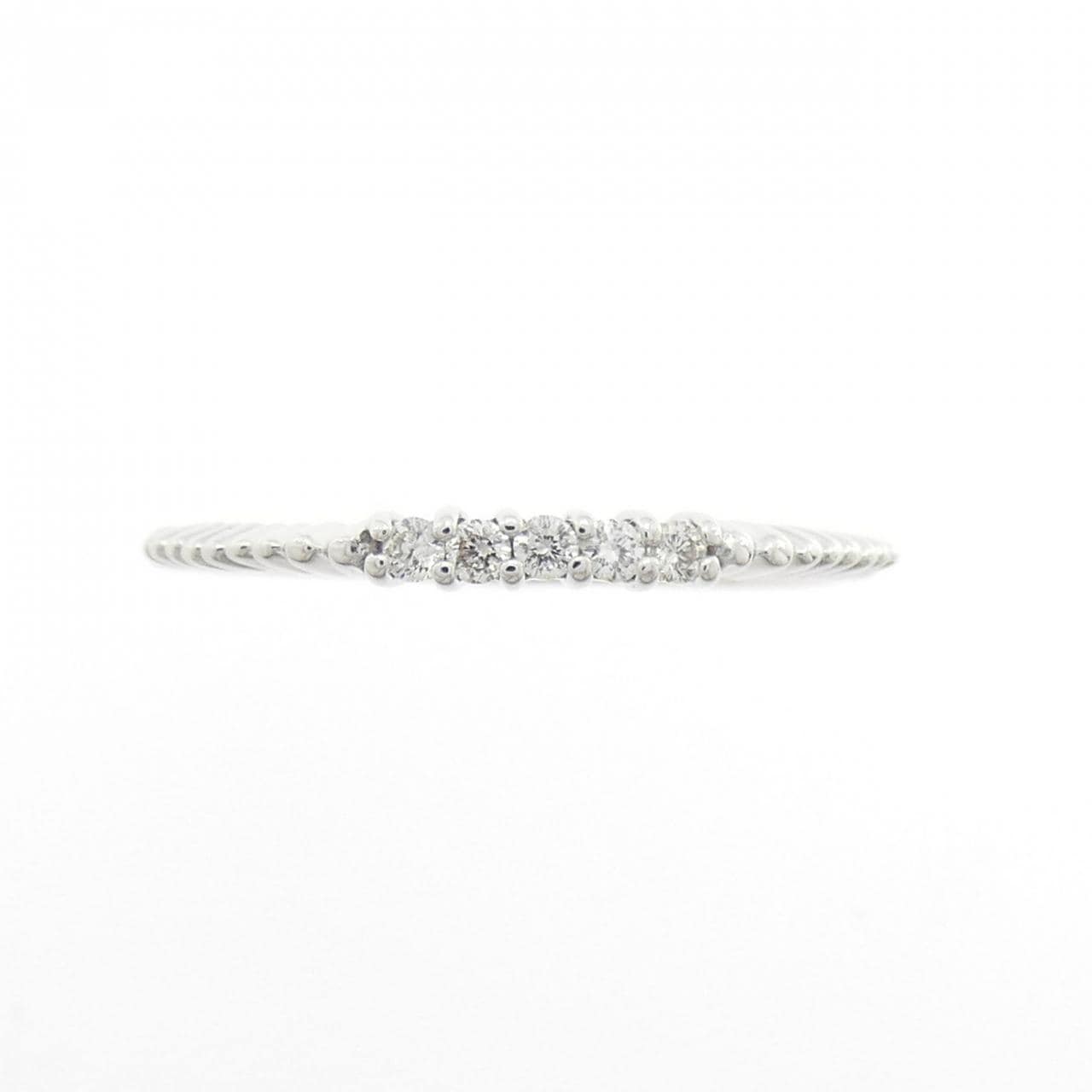 K10WG ダイヤモンド リング 0.06CT