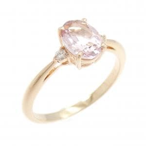 K18PG モルガナイト リング 0.77CT