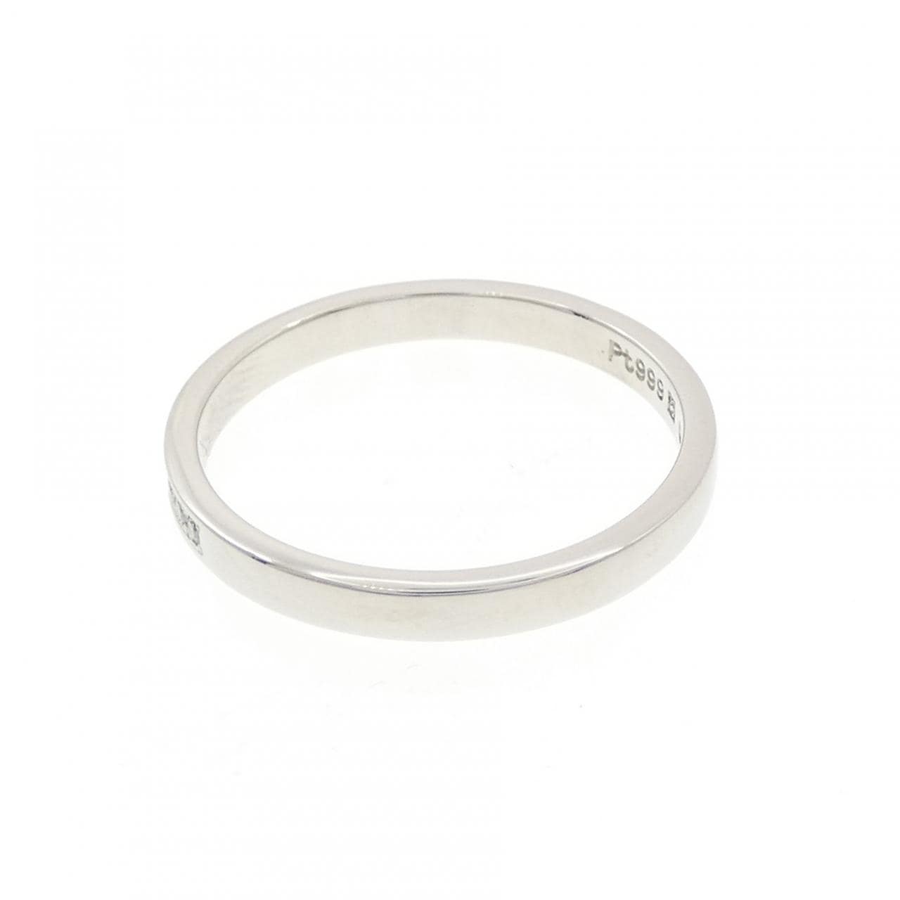 PT999 ハーフエタニティ ダイヤモンド リング 0.10CT