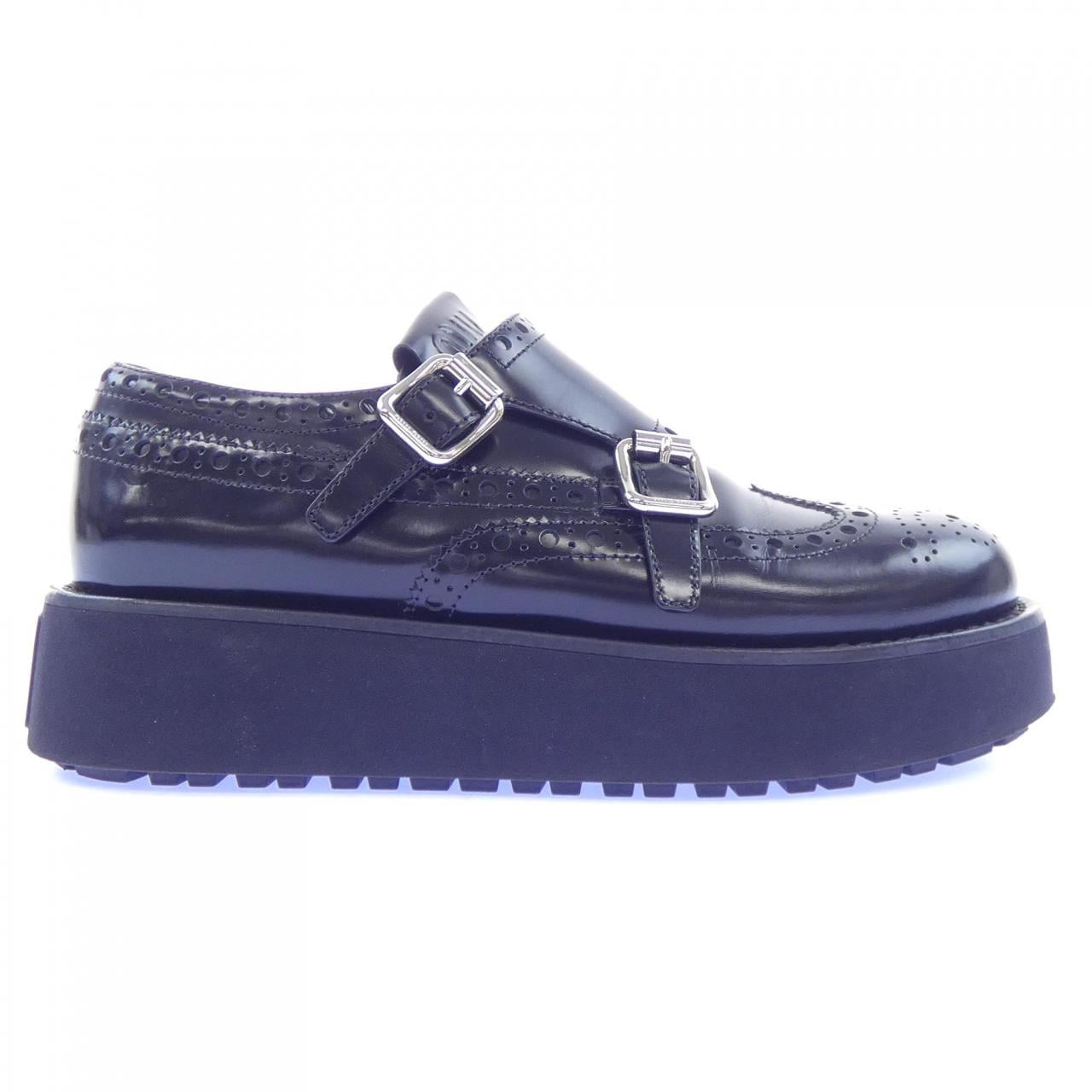 ミュウミュウ MIU MIU ウイングチップ シューズ