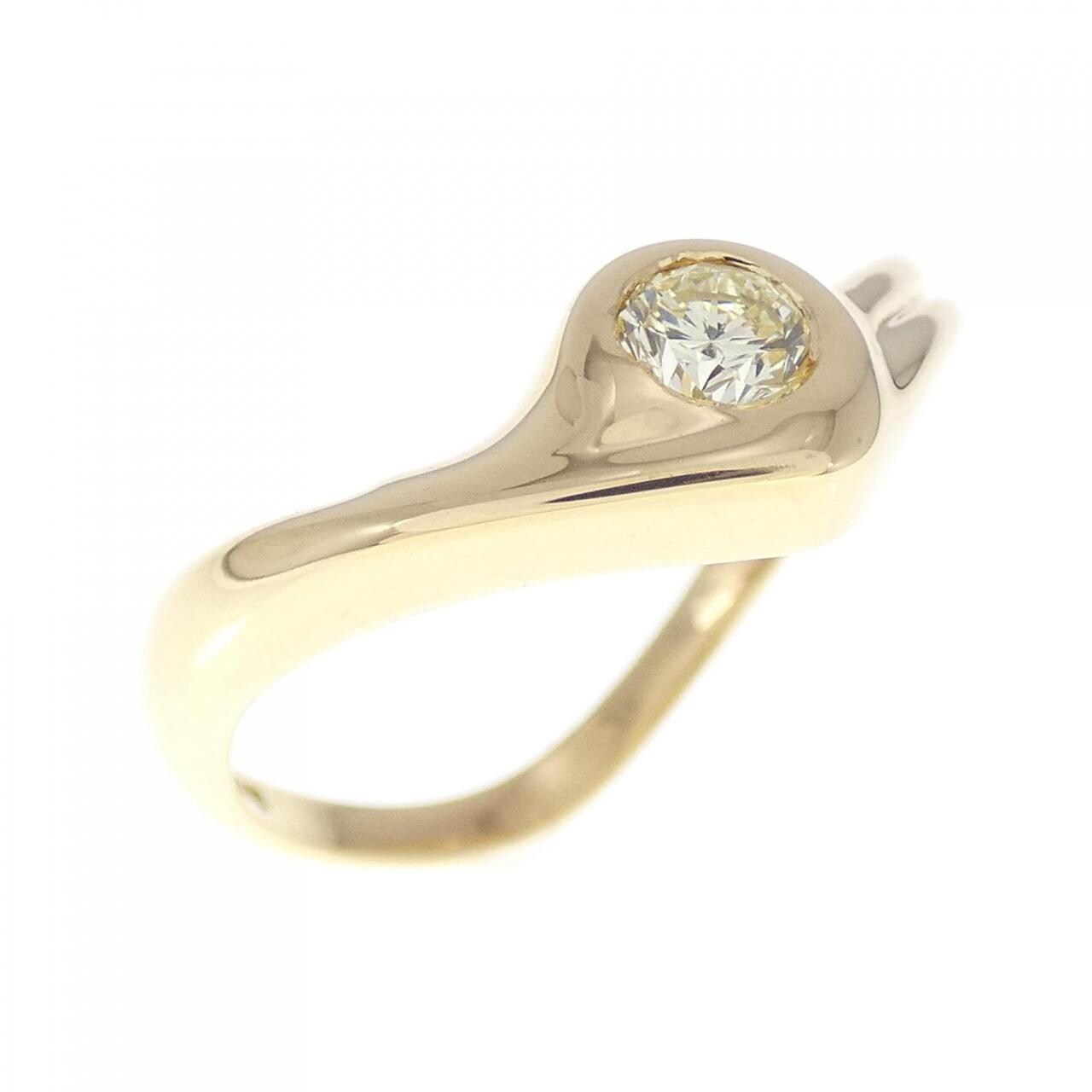 コメ兵｜K18YG ダイヤモンド リング 0.18CT｜ジュエリー｜リング