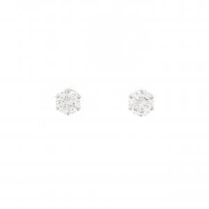 PT900 ダイヤモンド ピアス 0.512CT 0.517CT E-F VS2 VG-Good