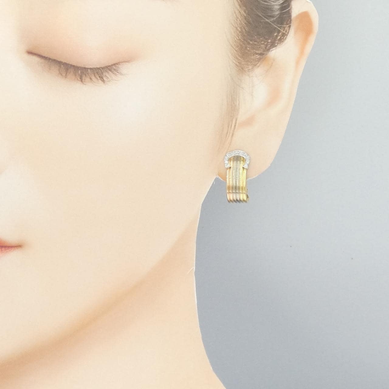 【ヴィンテージ】カルティエ 2C イヤリング