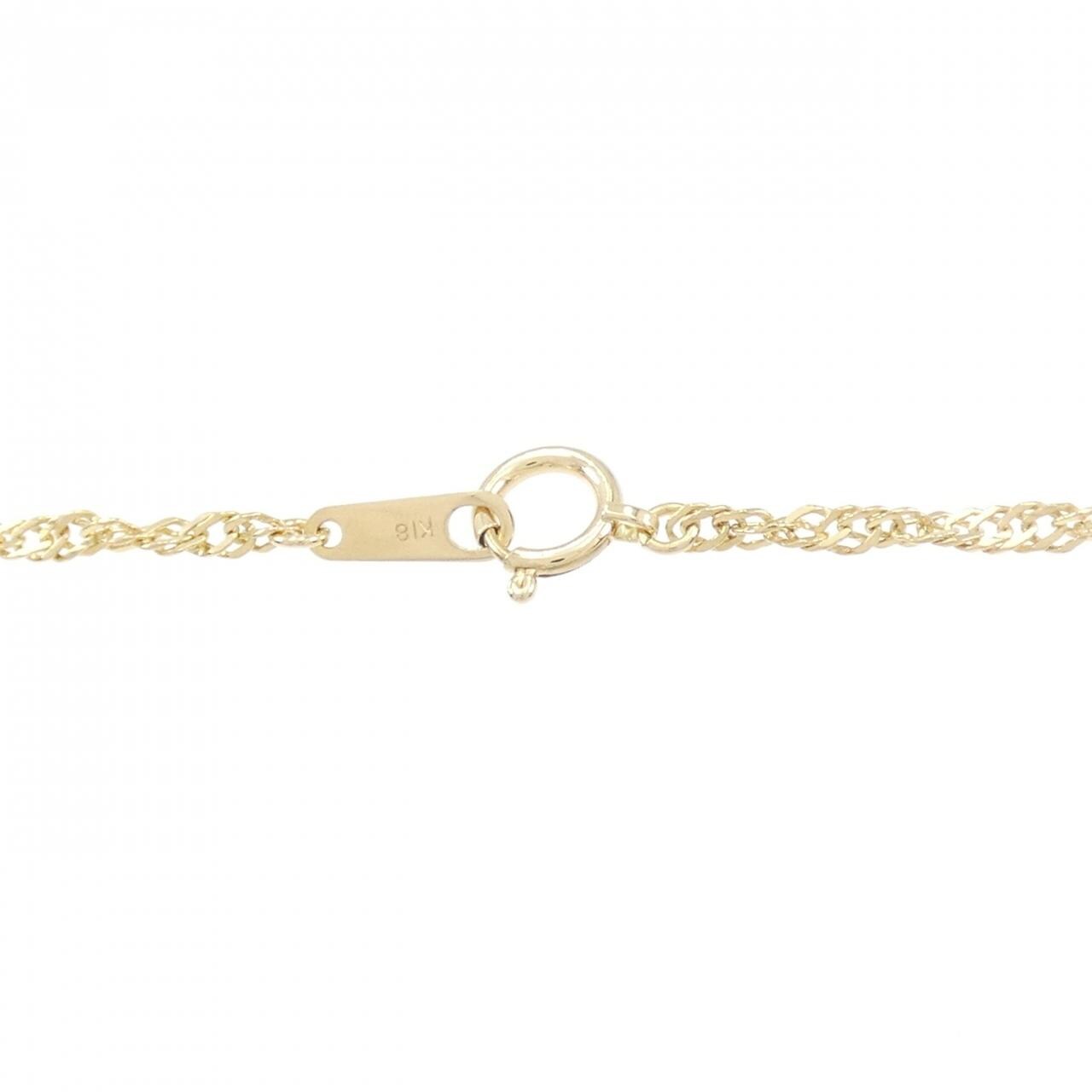 K18YG chain necklace