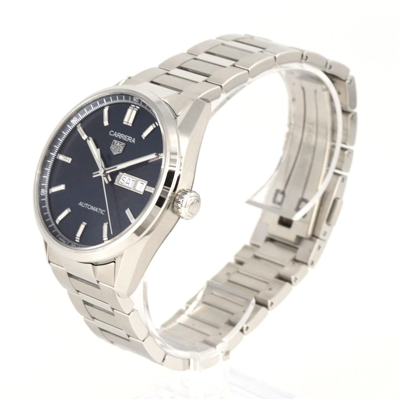 【新品】TAG Heuer 豪雅卡萊拉系列星期日曆腕錶 WBN2012.BA0640 不鏽鋼自動上弦