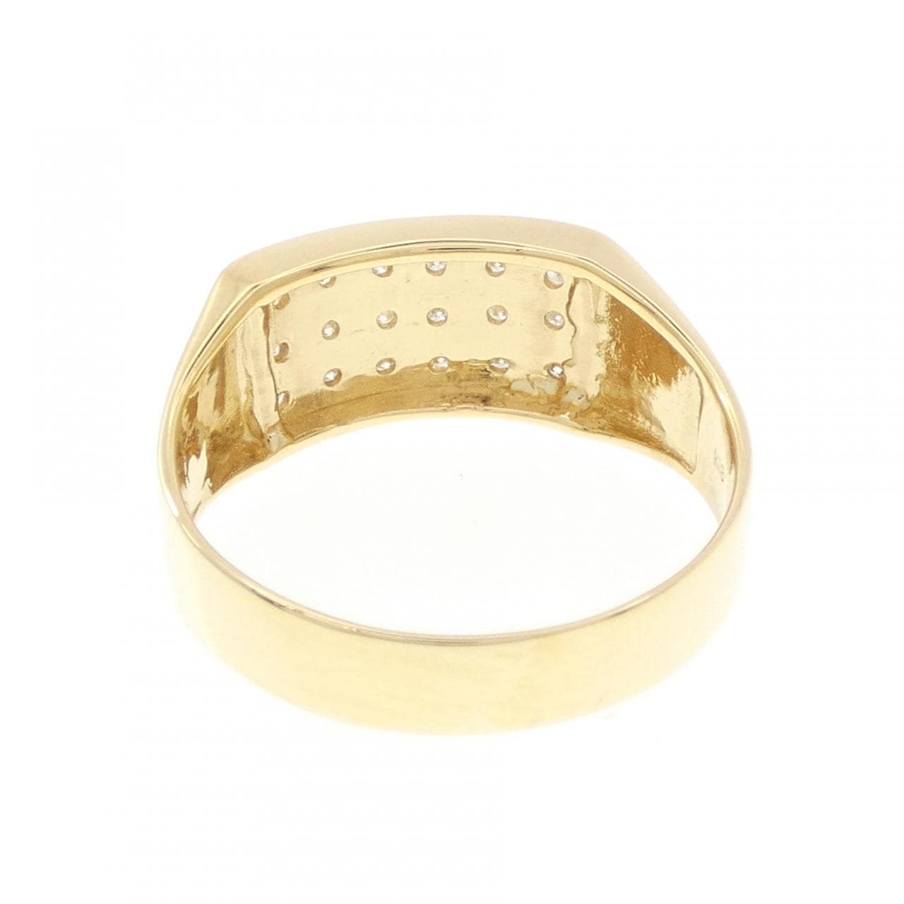 【新品】K18YG ダイヤモンド リング 0.12CT