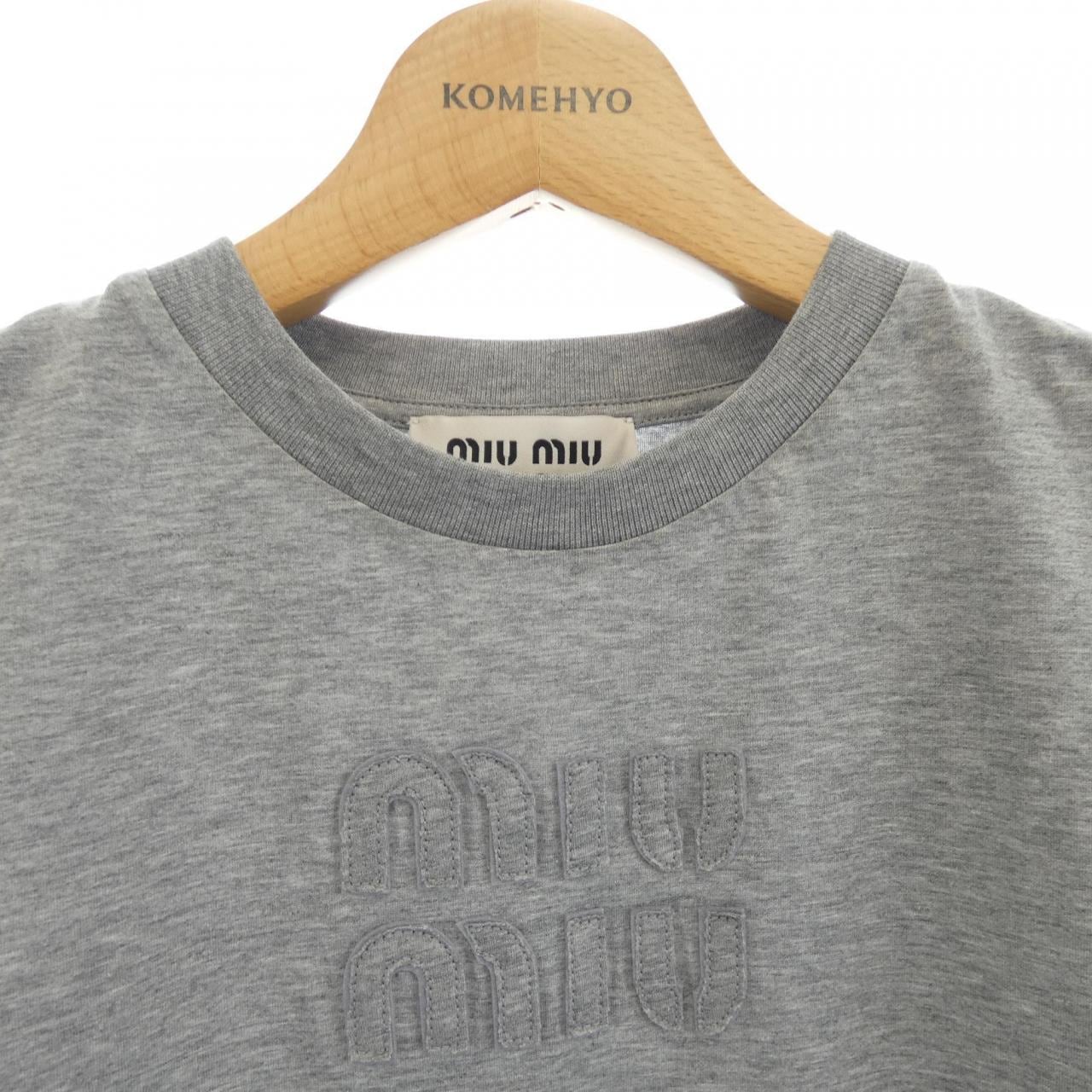ミュウミュウ MIU MIU コットンジャージー MJN483 S232 1YXT Tシャツ