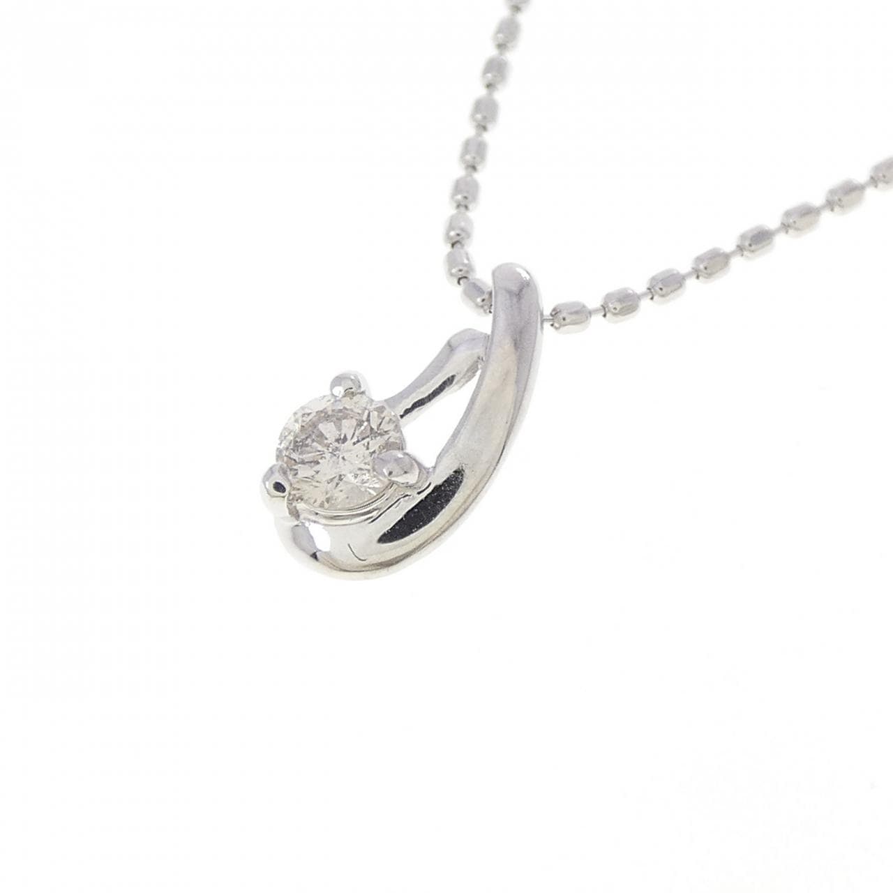 K10WG ダイヤモンド ネックレス