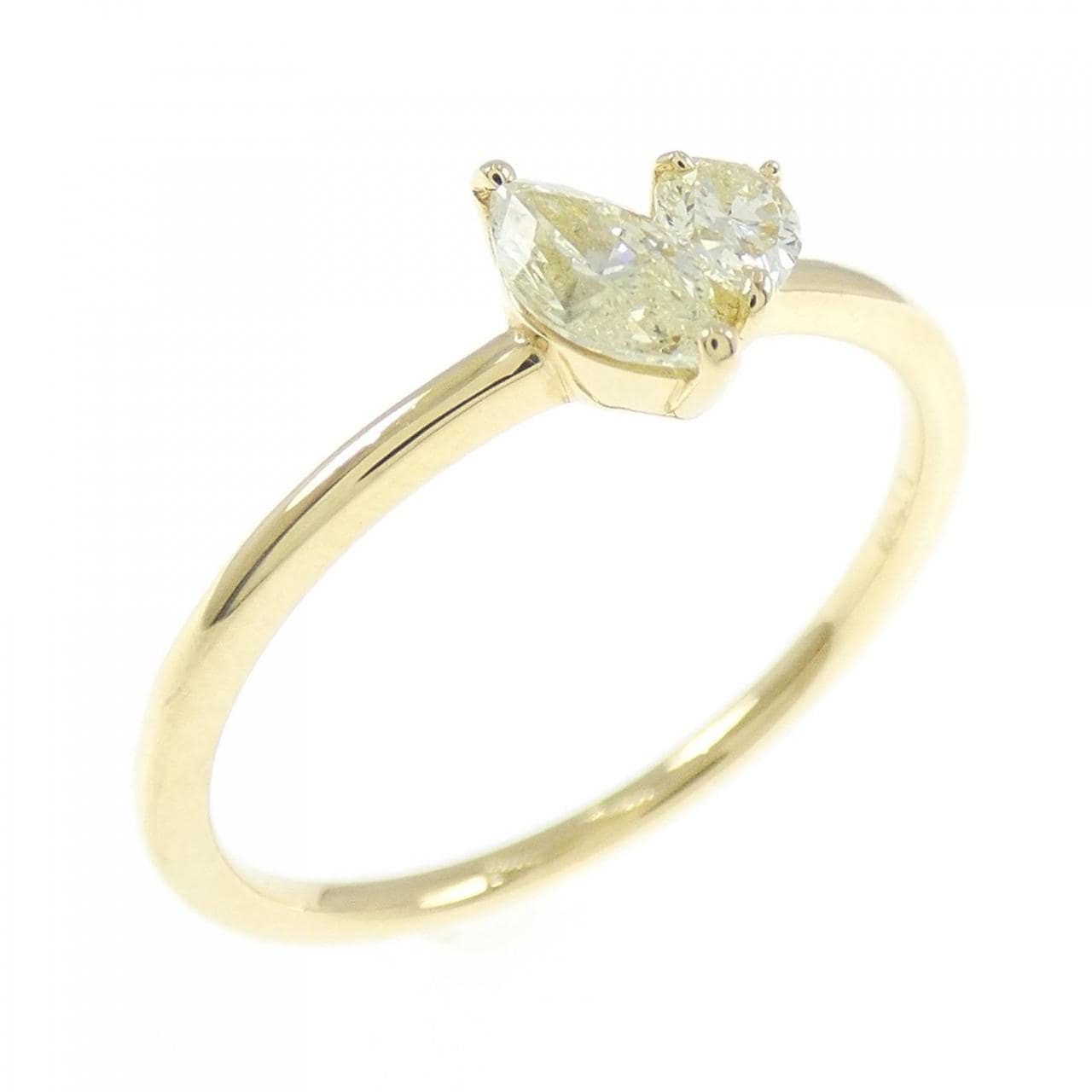 【新品】K18YG ダイヤモンド リング 0.30CT