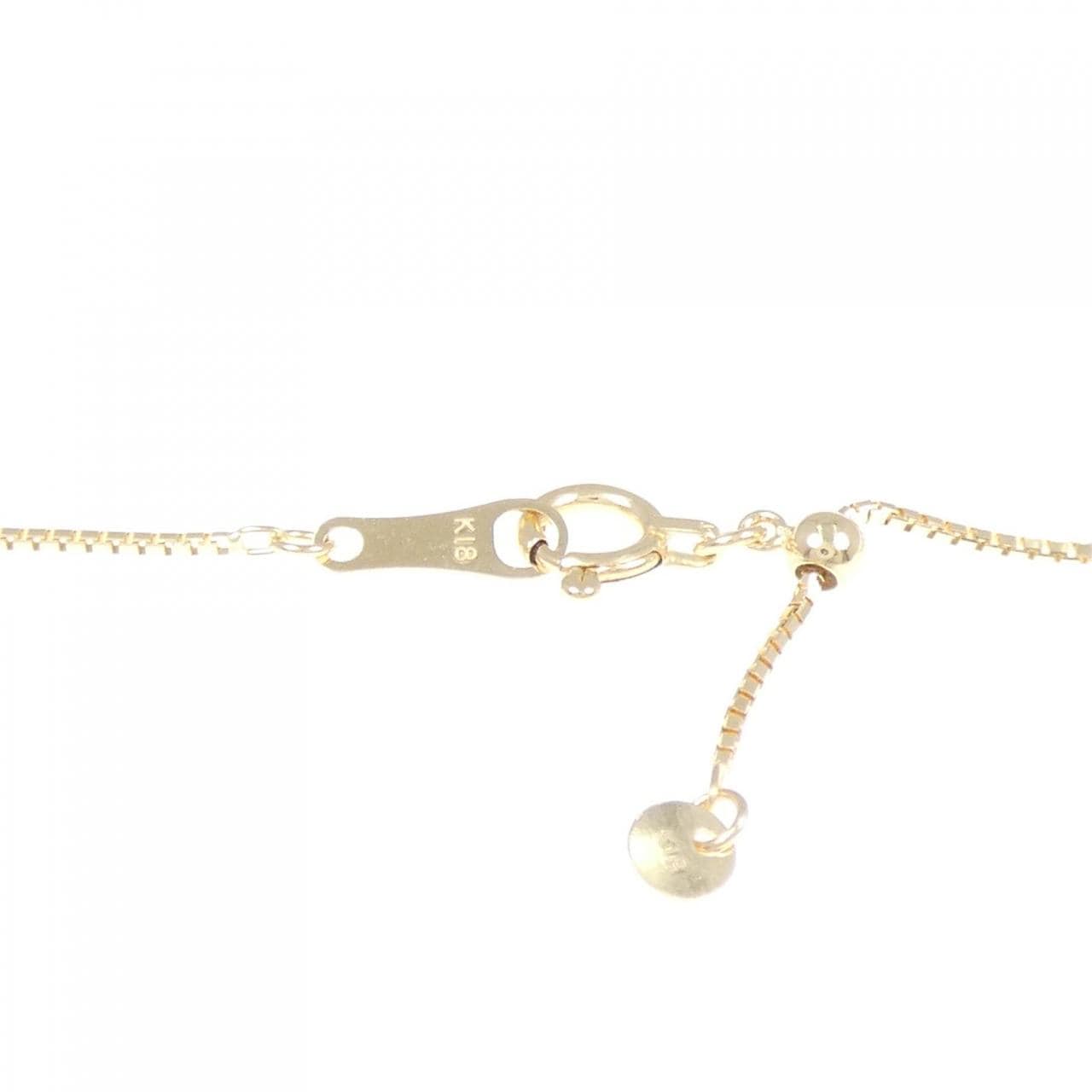 K18YG ダイヤモンド ネックレス 0.17CT