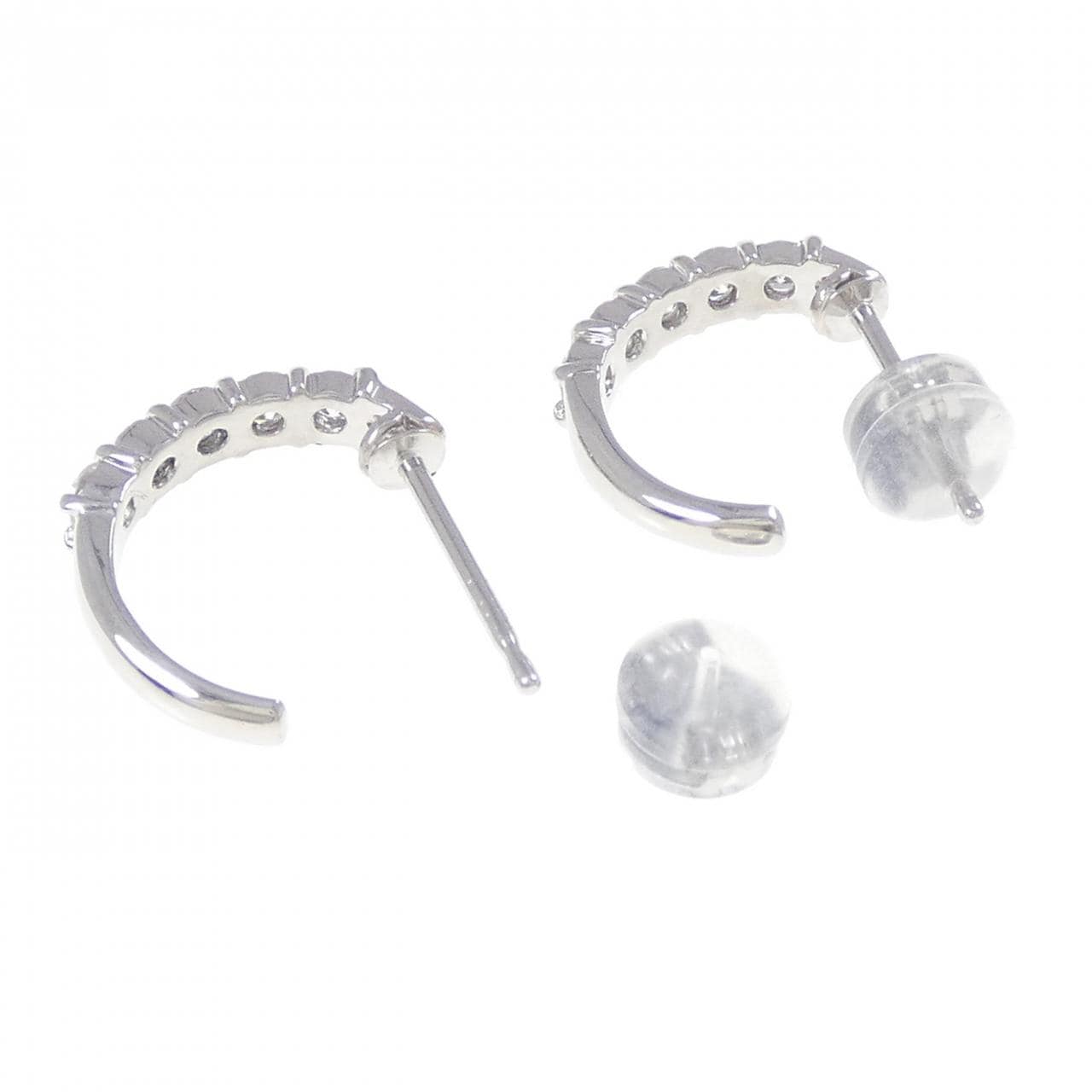 PT900 ダイヤモンド ピアス 0.56CT