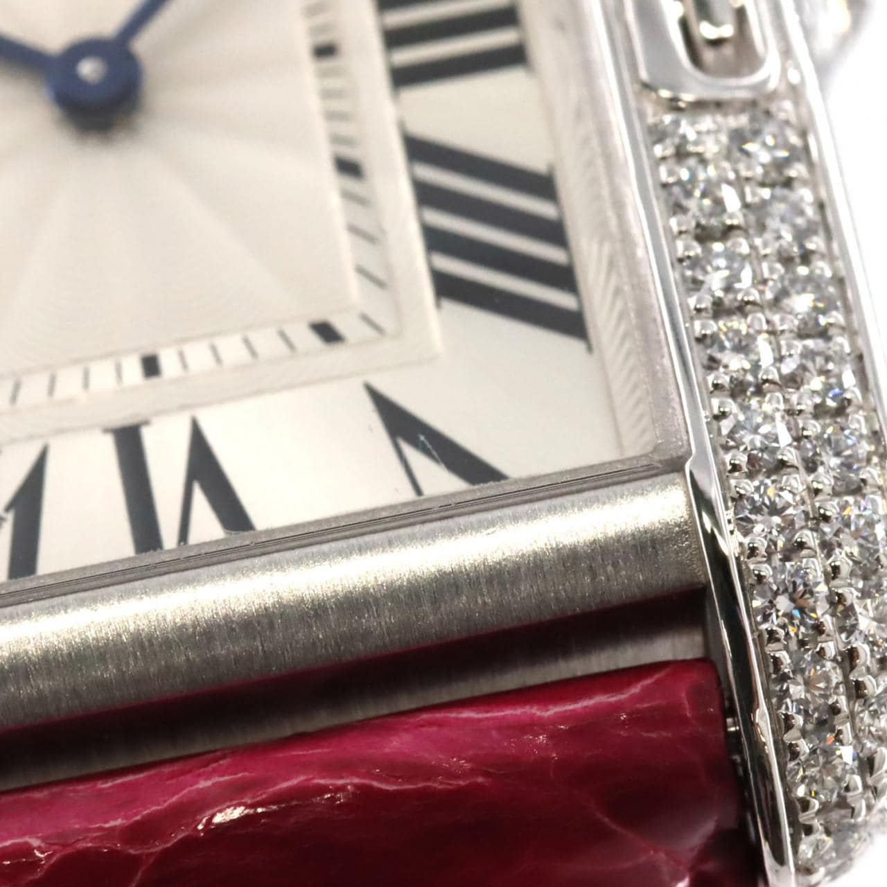 カルティエ タンクアングレーズMM WG/2D WT100030 WG クォーツ