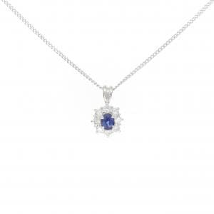 PT900/PT850 サファイヤ ネックレス 0.46CT