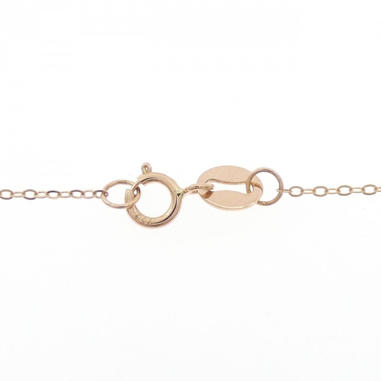 750PG ダイヤモンド ネックレス 0.011CT