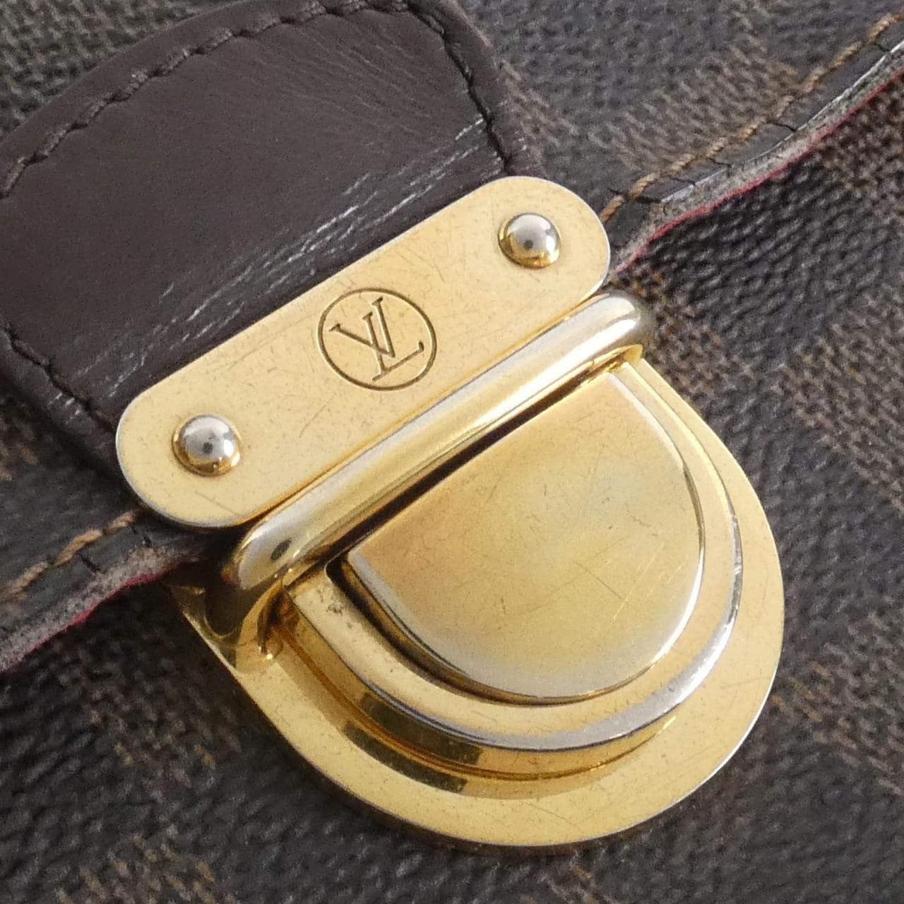 ルイヴィトン ダミエ ラヴェッロ GM N60006+J03000 ショルダーバッグ