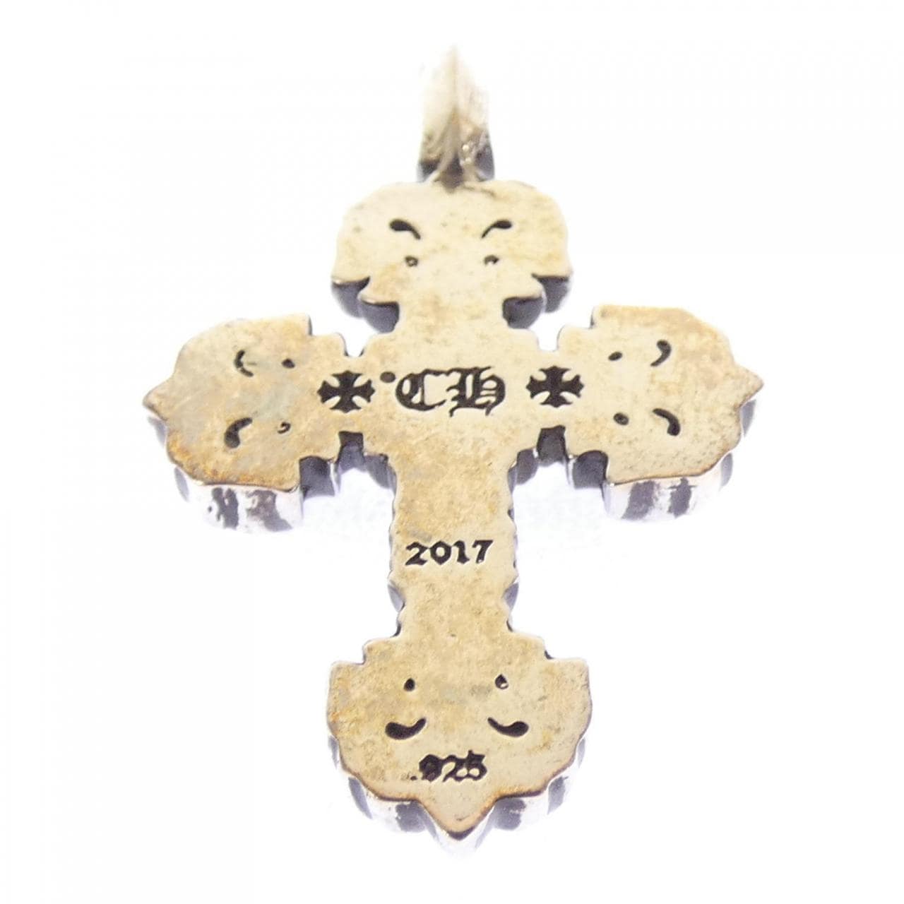 クロムハーツ CHROME HEARTS FILIGREE CROSS TINY SNGL DMND 202165819SLVXXX006 ペンダント