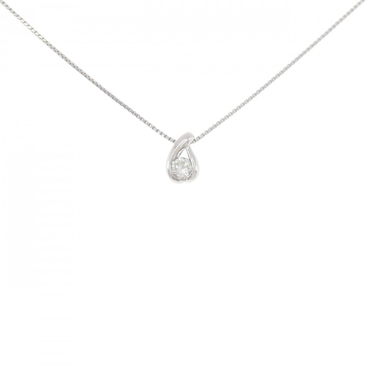 PT900/PT850 ダイヤモンド ネックレス 0.225CT