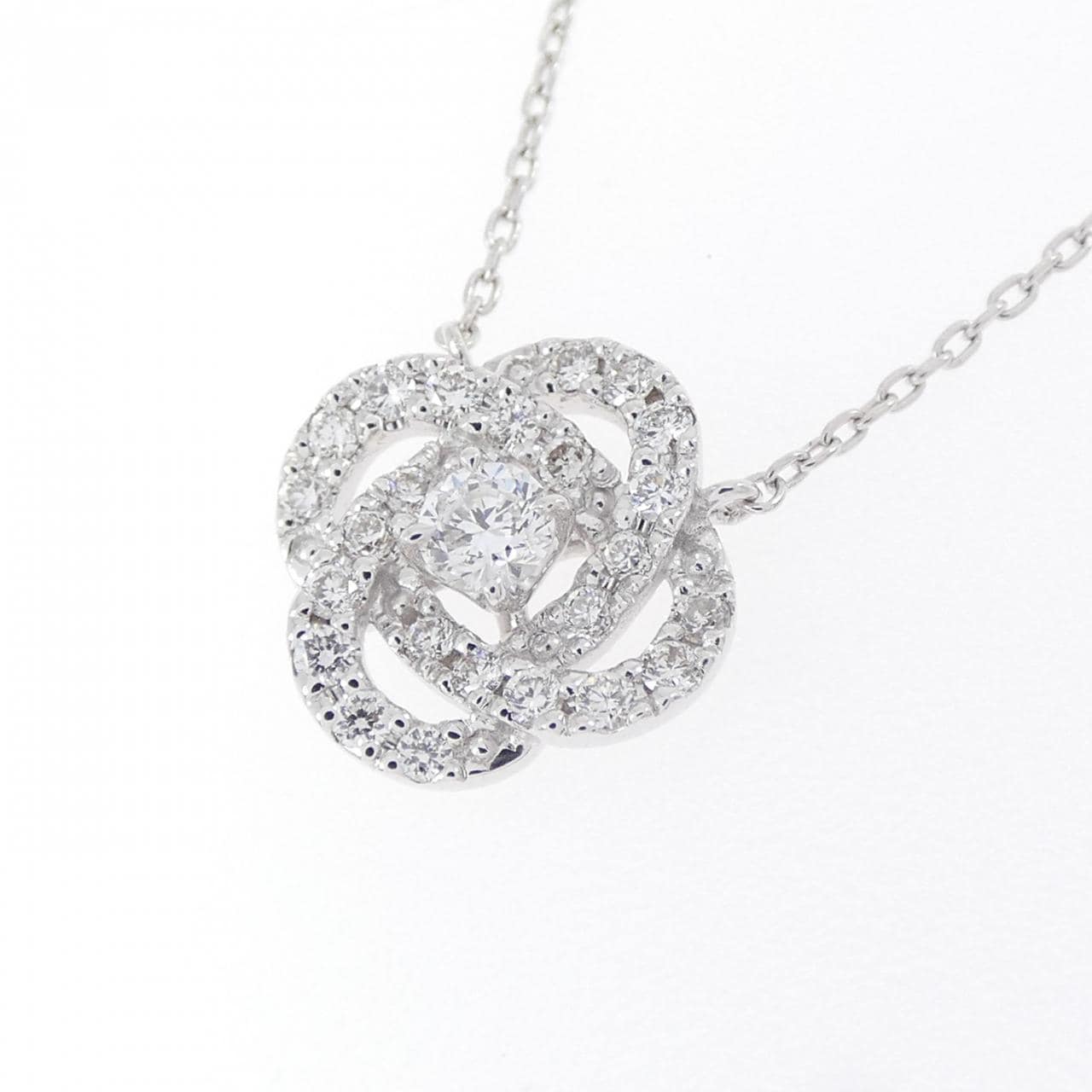 ポンテヴェキオ ダイヤモンド ネックレス 0.18CT