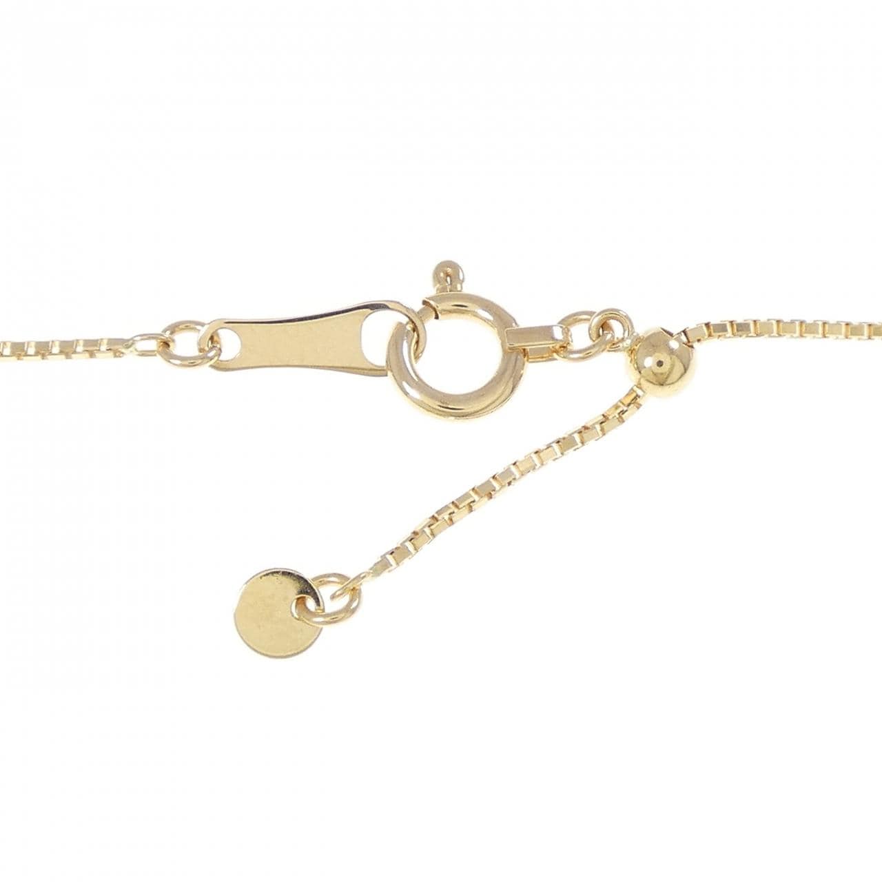 K18YG ソリティア ダイヤモンド ネックレス 0.257CT