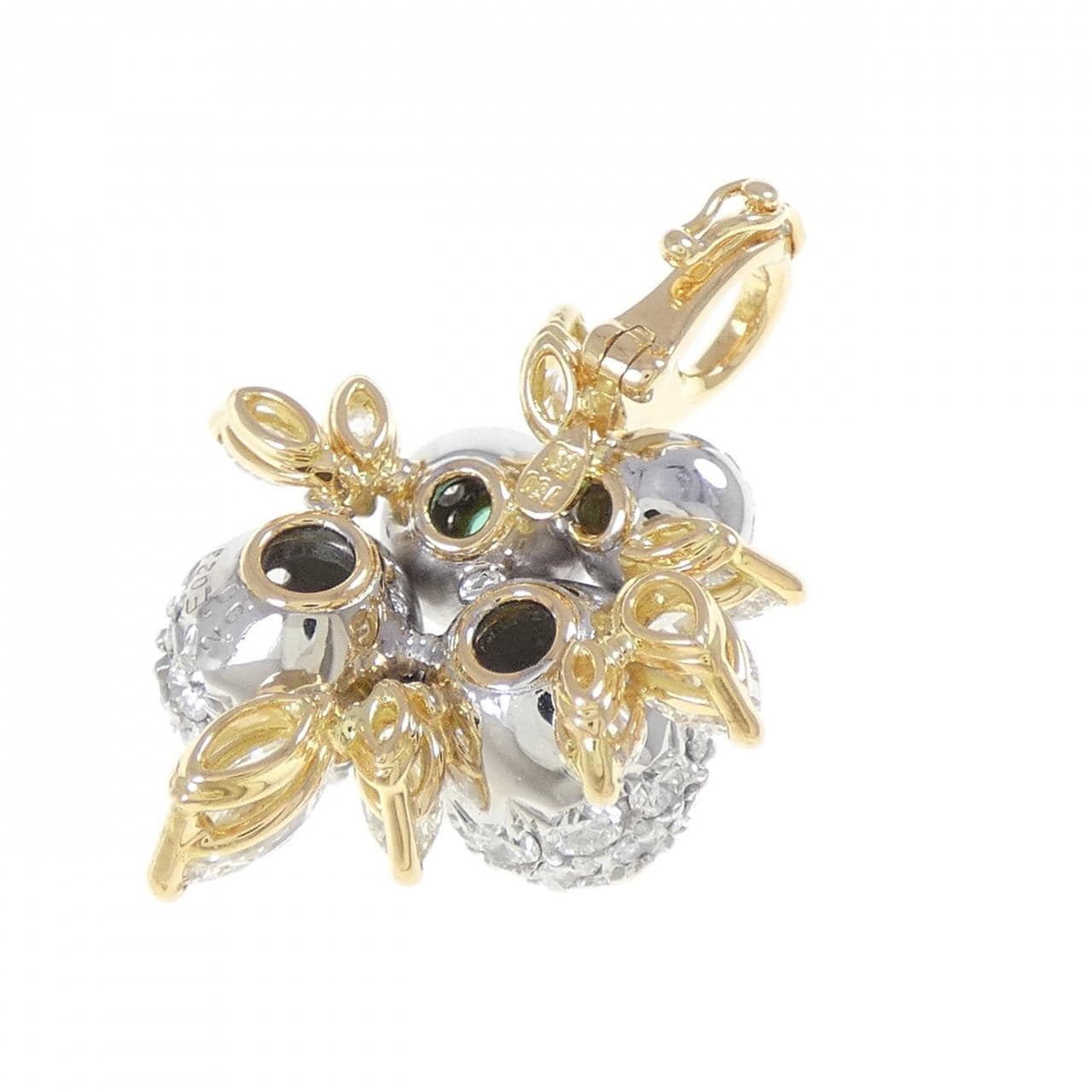 750YG/750WG エメラルド ペンダント 0.23CT