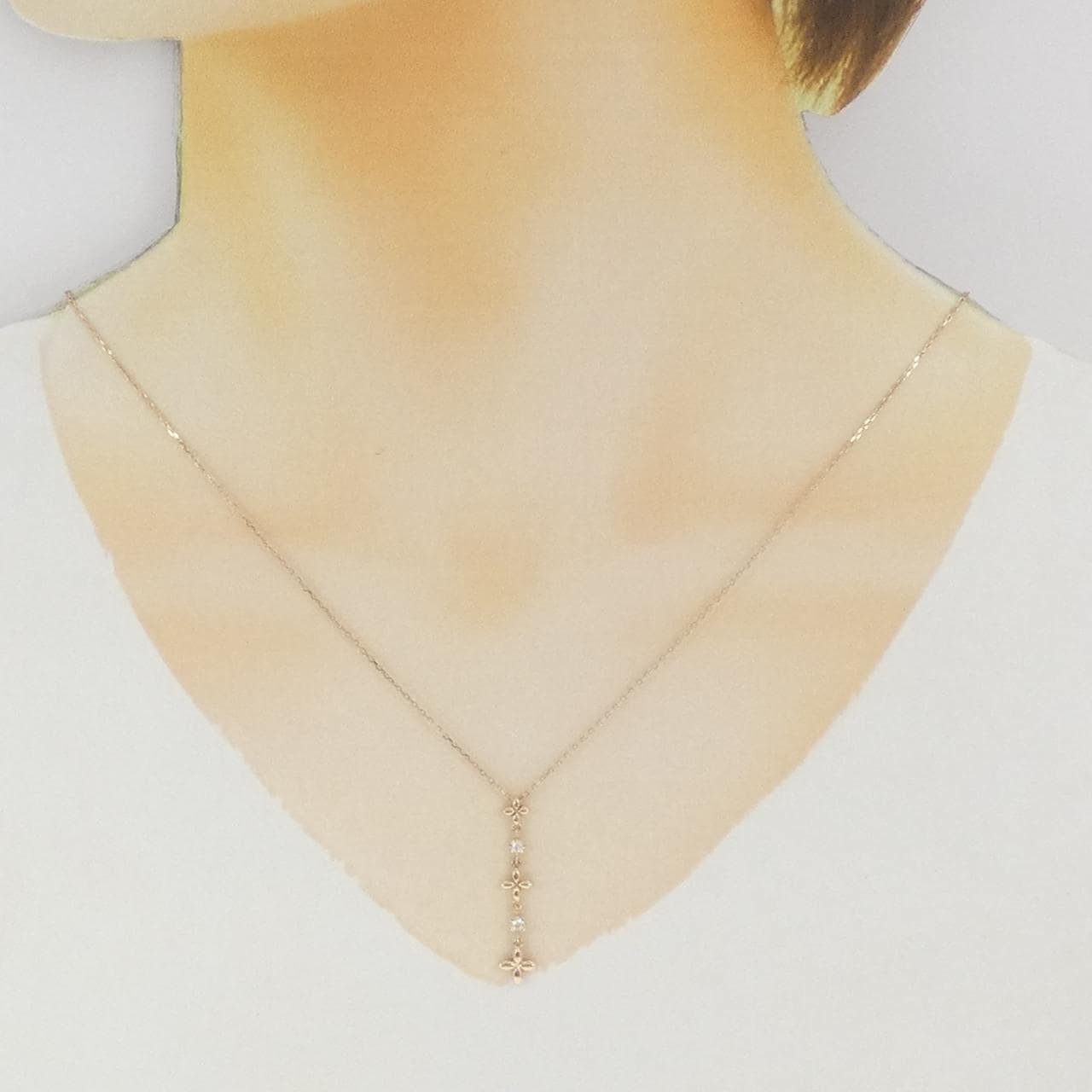 4゜C ダイヤモンド ネックレス