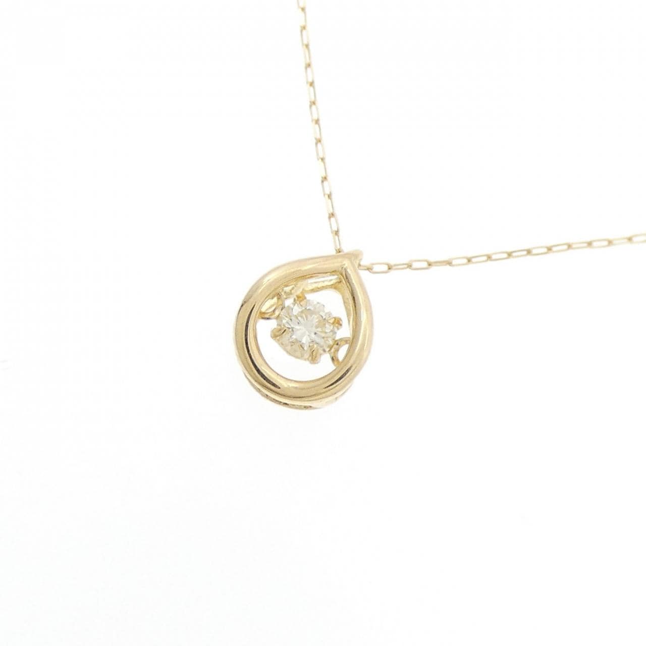 【新品】K18YG ダイヤモンド ネックレス 0.08CT