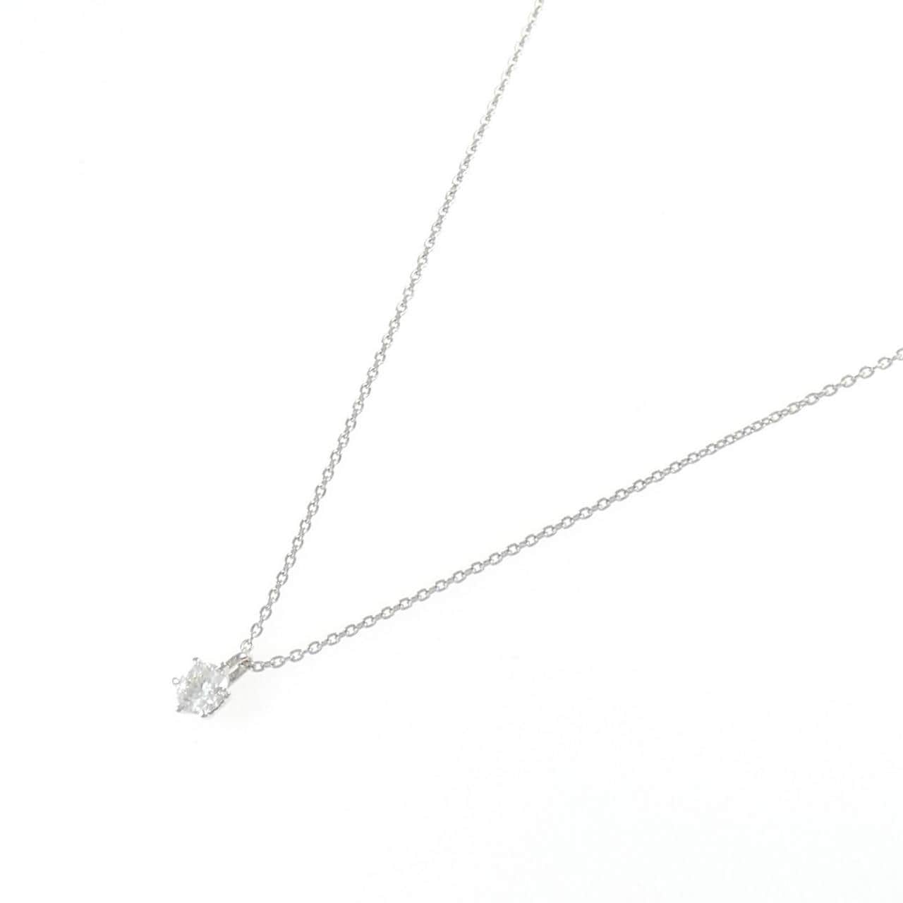 【リメイク】PT900/PT850 ダイヤモンド ネックレス 0.213CT D VVS1 3EXT H&C