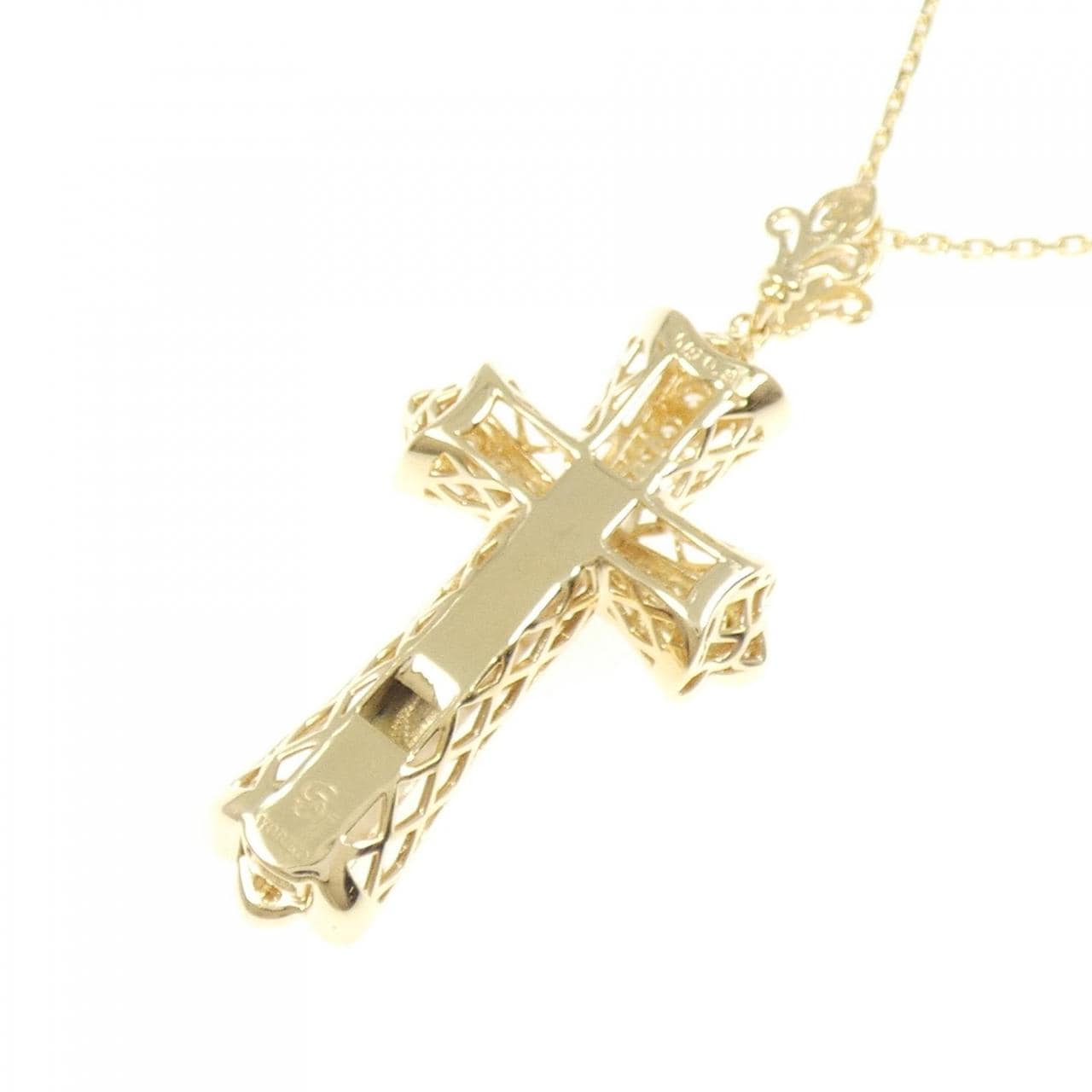 ユキザキ ヨビコ クロス ダイヤモンド ネックレス 0.80CT
