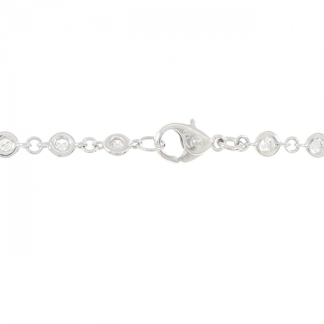K18WG ダイヤモンド ネックレス 1.89CT