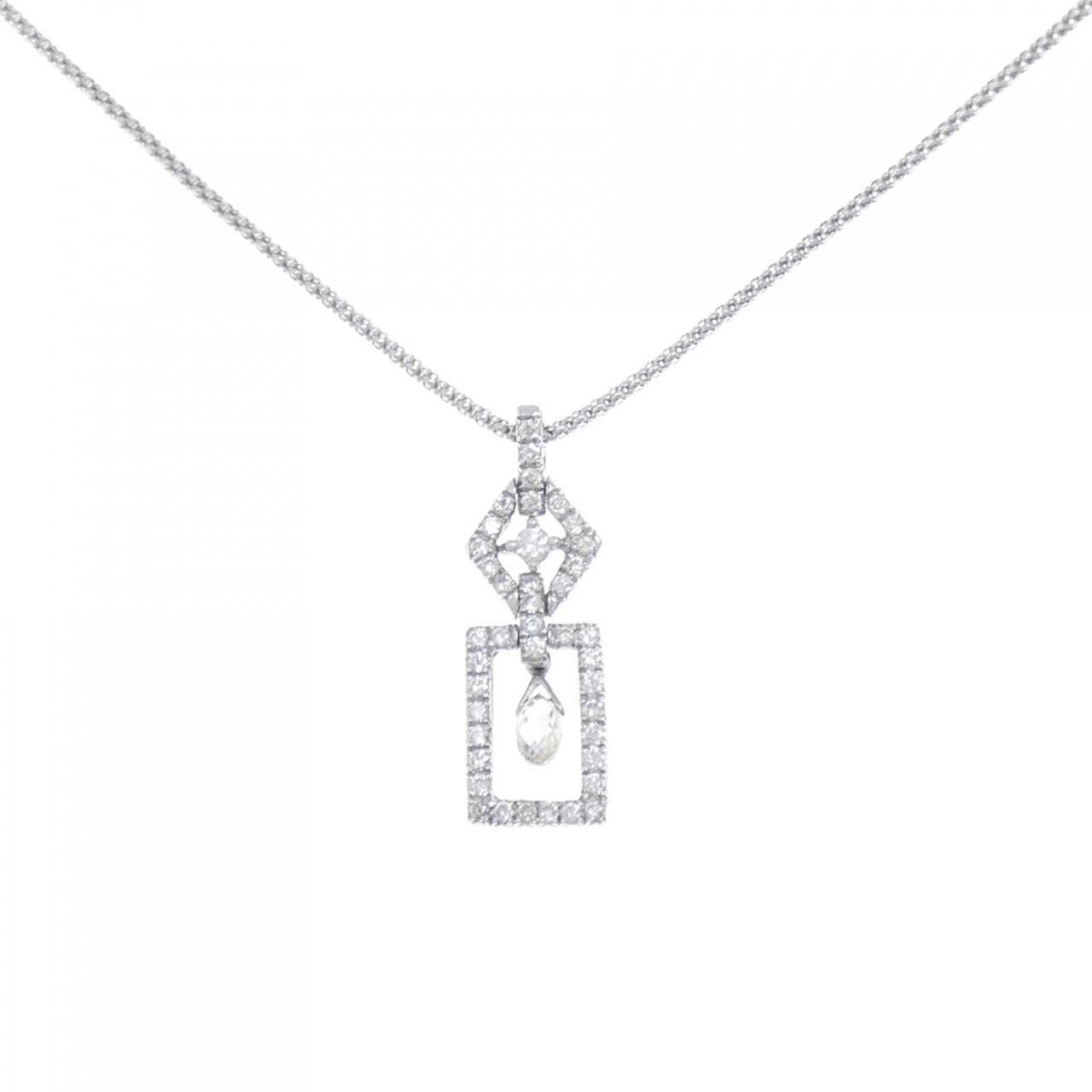 コメ兵｜K18WG ダイヤモンド ネックレス 0.33CT｜ジュエリー