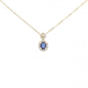 K18YG サファイヤ ネックレス 0.30CT