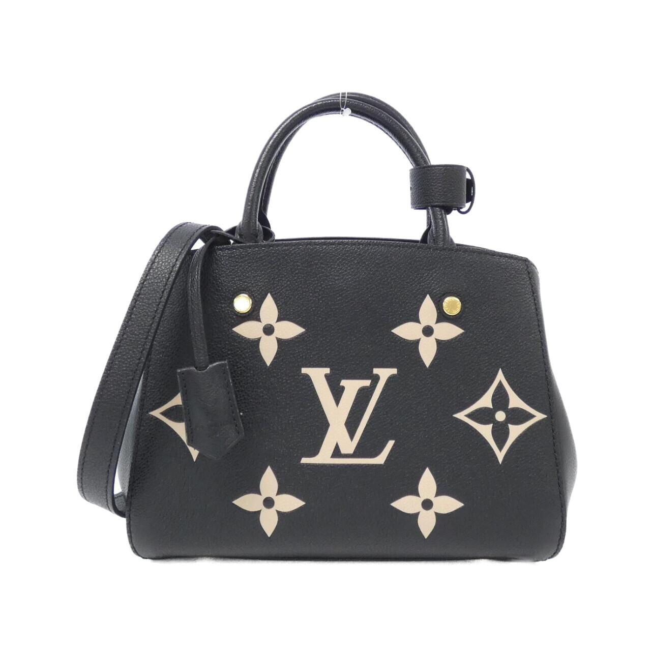 LOUIS VUITTON Bicolor Monogram Empreinte Montaigne BB M45778 Bag