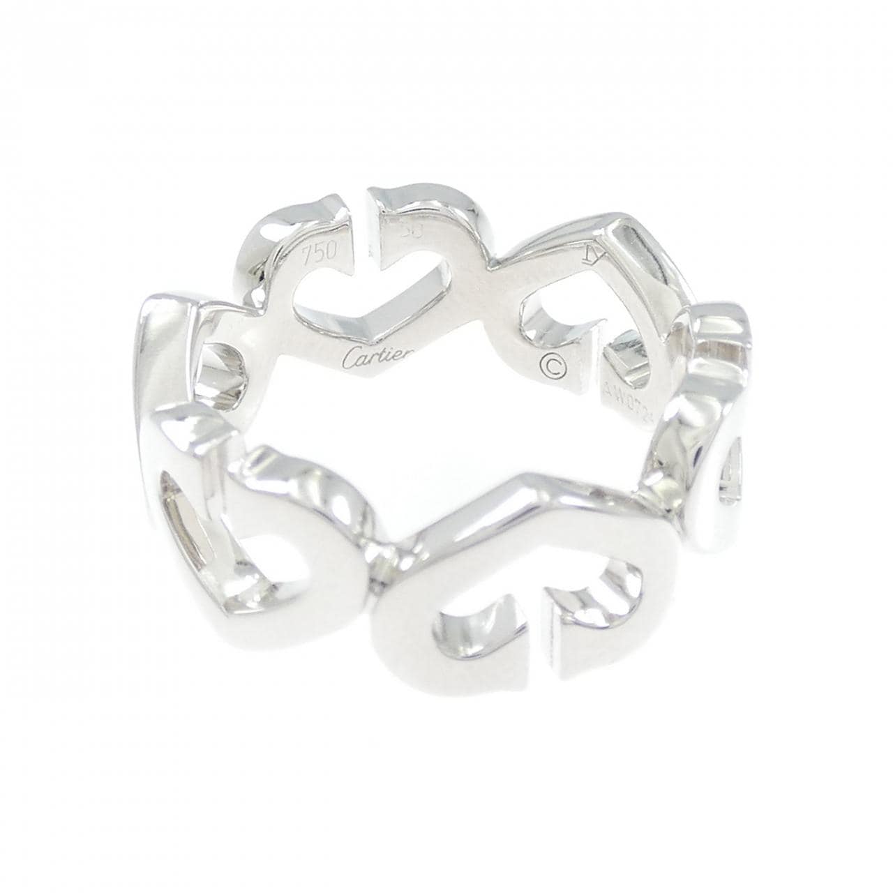 カルティエ Cハート 1P リング