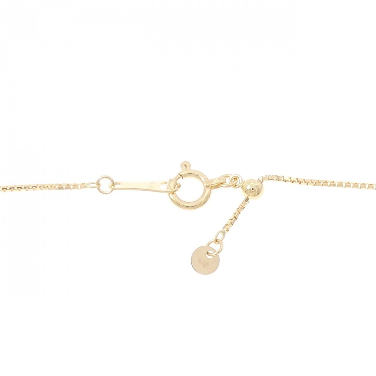 K18YG クロス ダイヤモンド ネックレス 0.45CT
