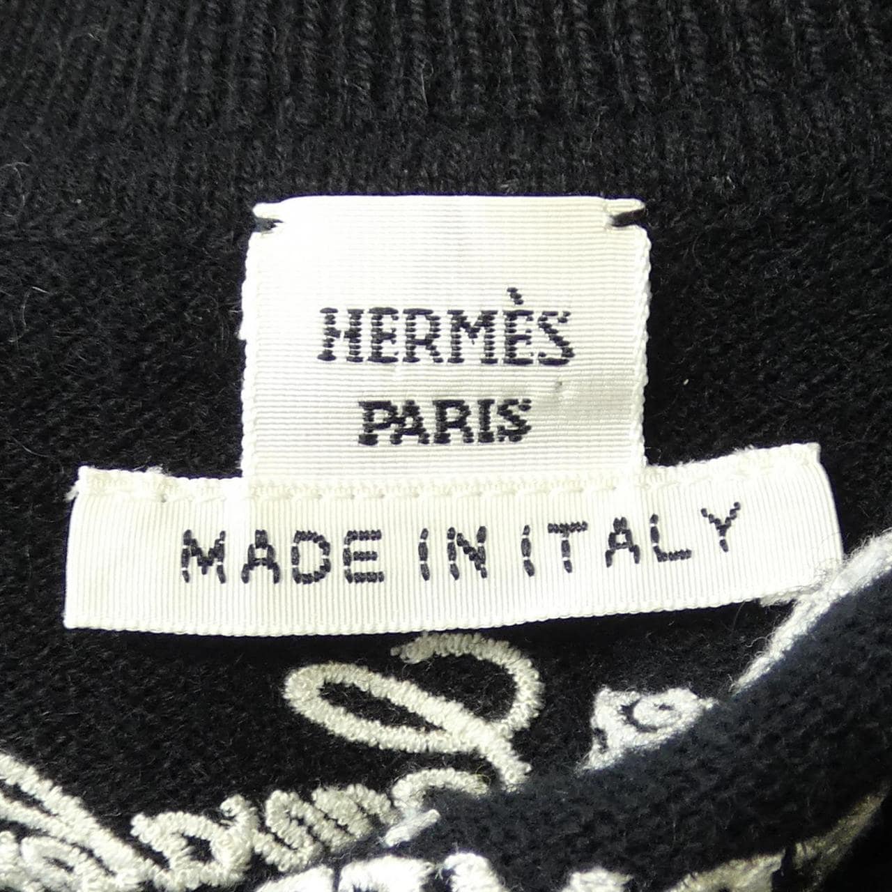 エルメス HERMES POSTE ET CAVALERIE *16-7701. ニット
