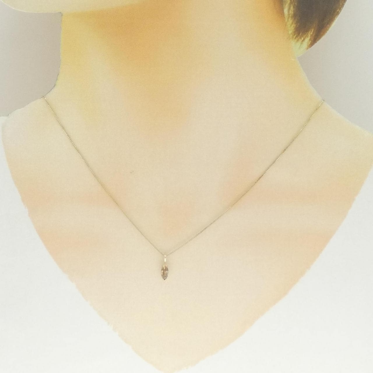 K10YG ダイヤモンド ネックレス 0.31CT