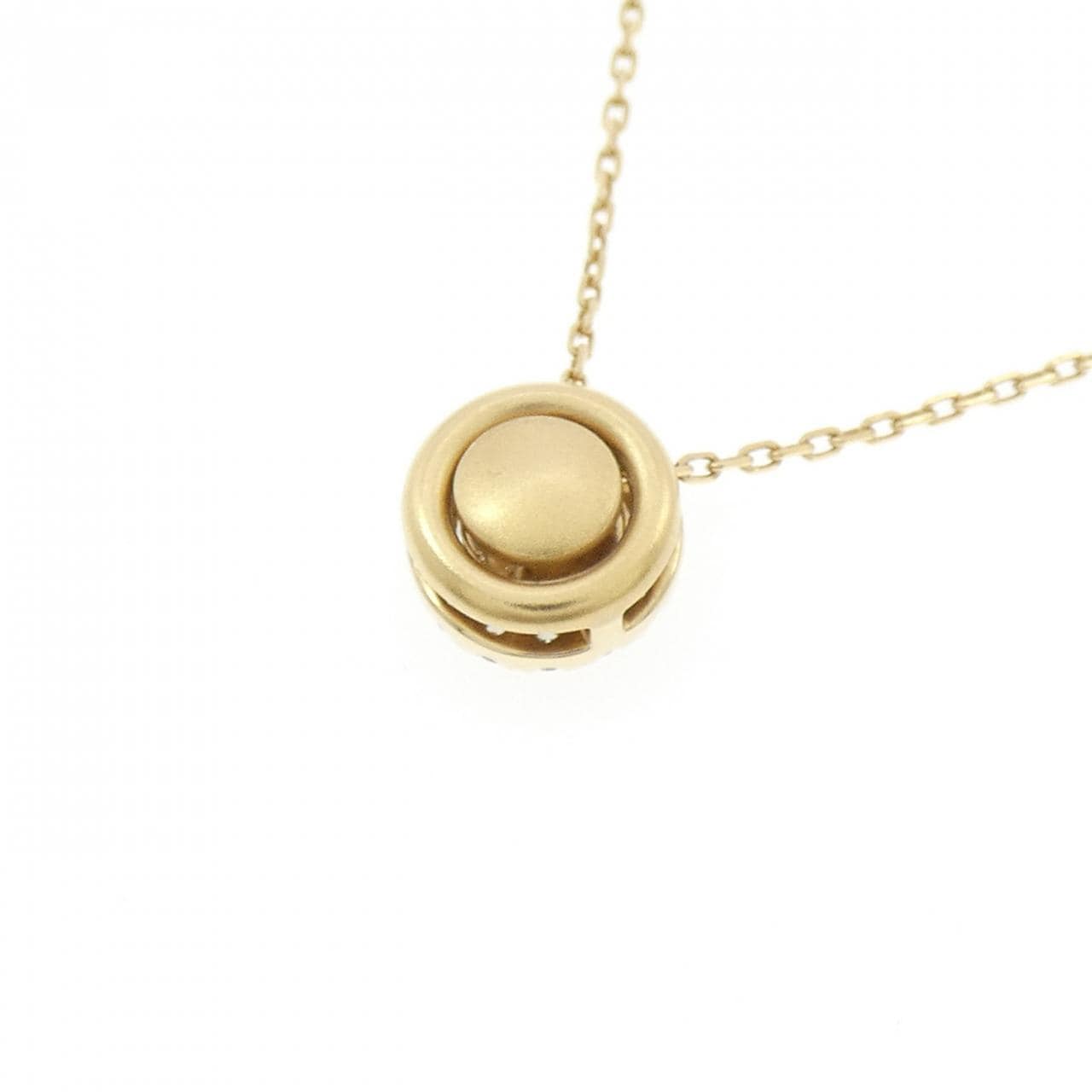 K18YG 2WAY ダイヤモンド ネックレス 0.177CT