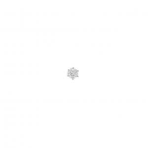 PT900 ダイヤモンド ピアス 0.075CT 片耳
