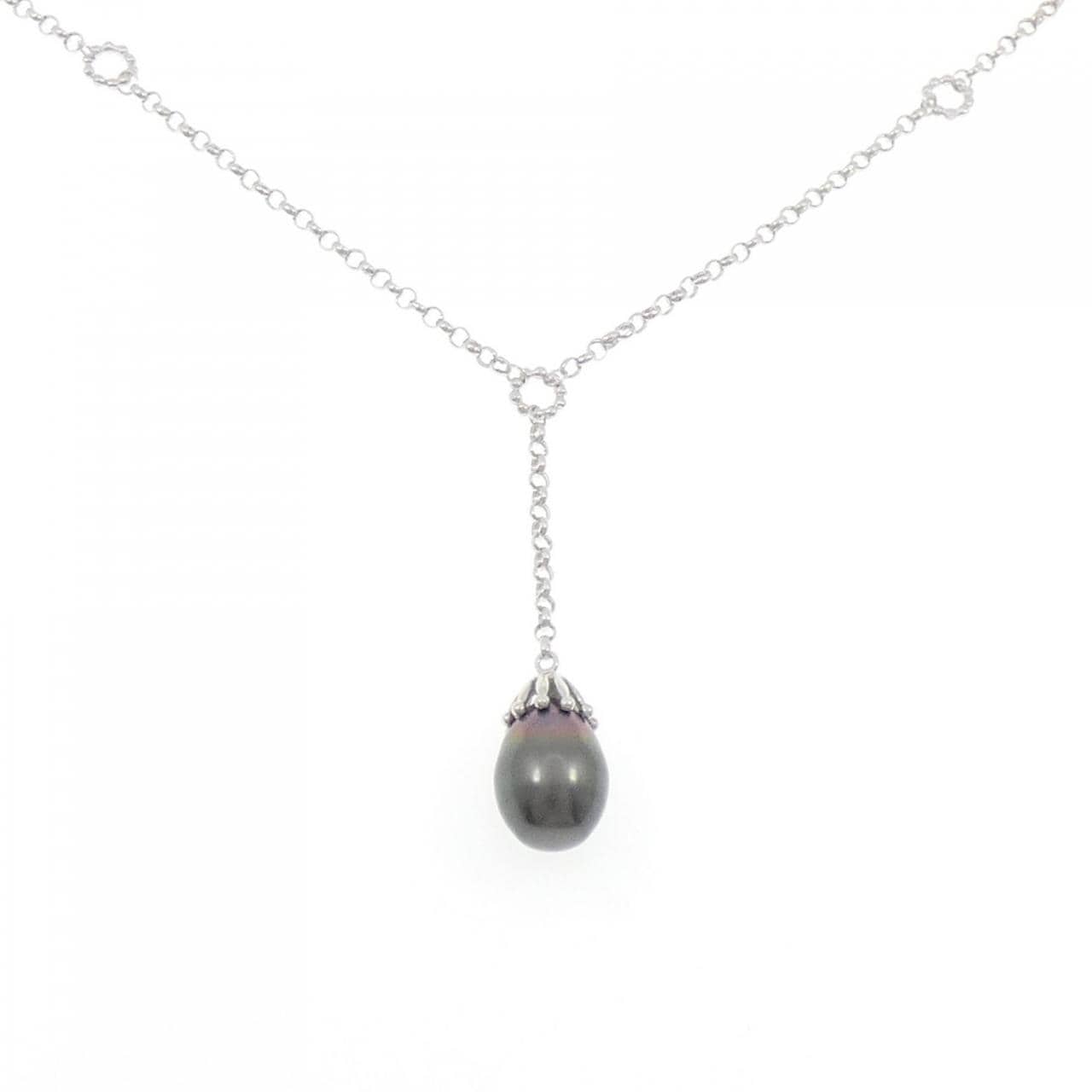 タサキ 黒蝶パール ネックレス