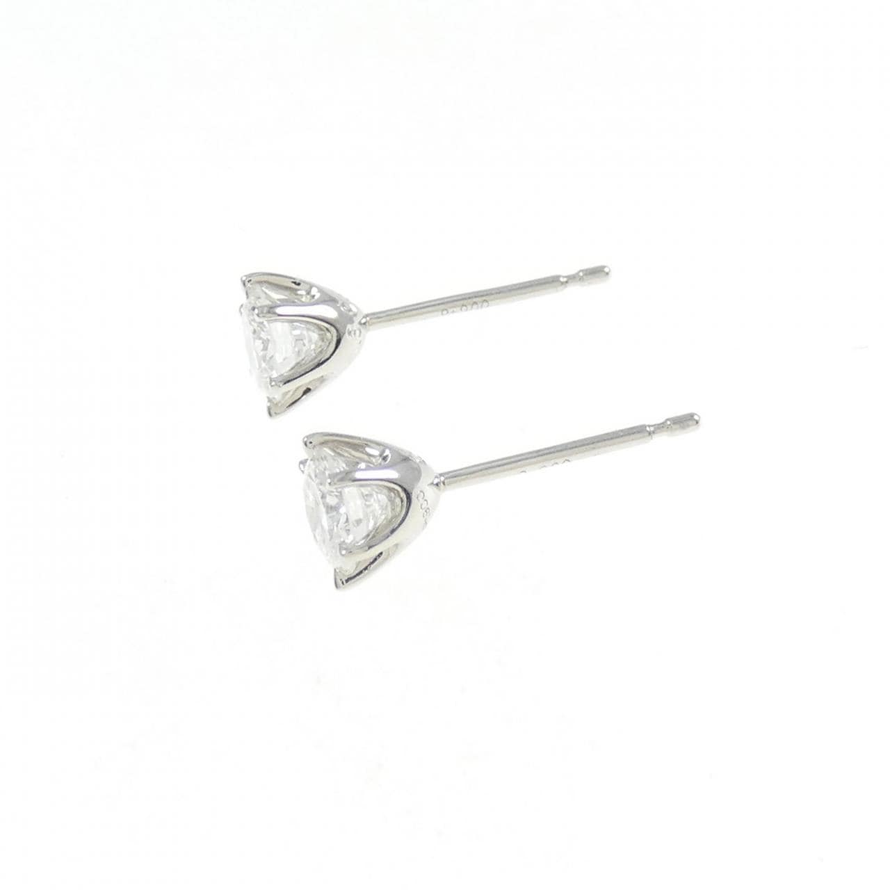[新品] PT900钻石耳环 0.302CT 0.300CT E SI1 好