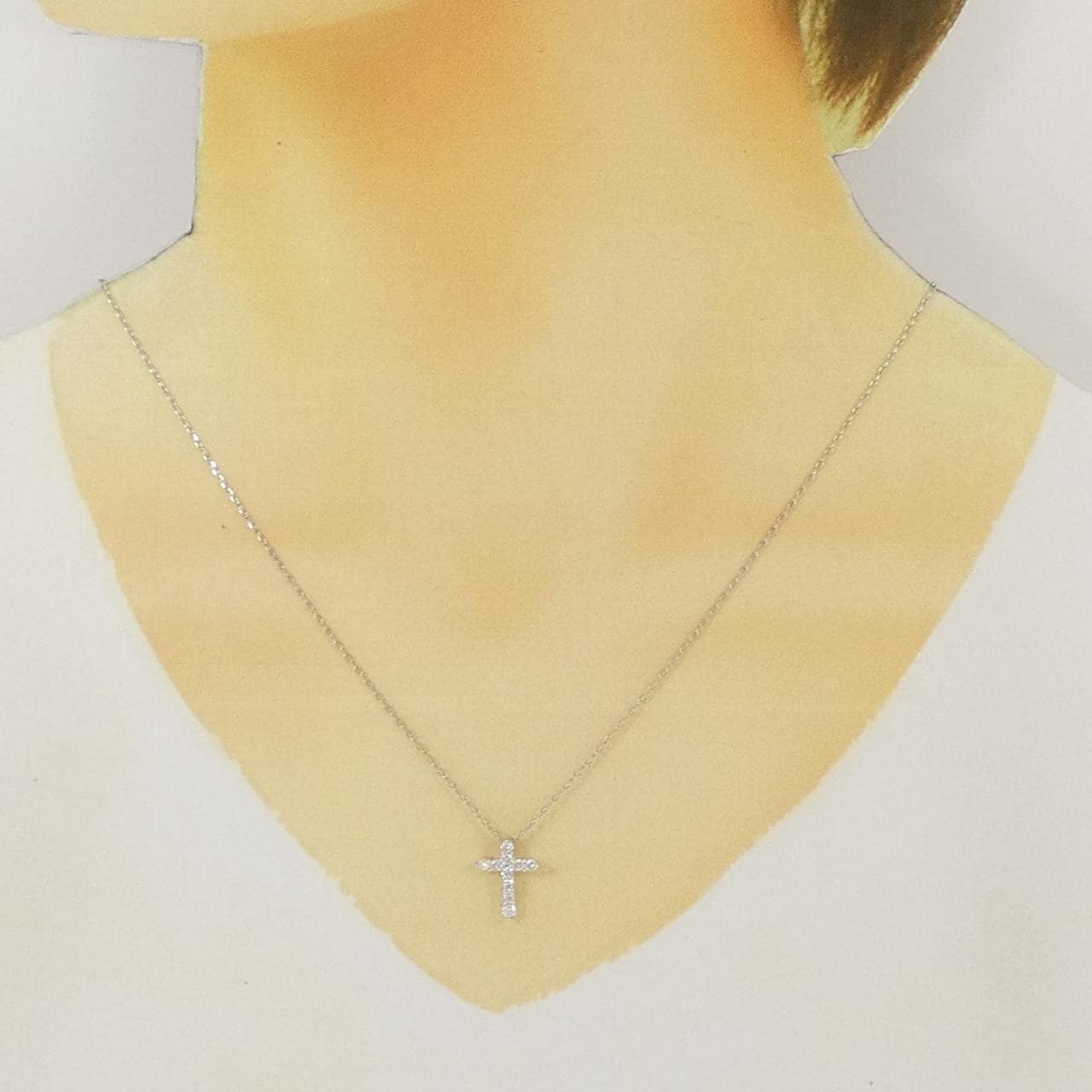 PT900/PT850 ダイヤモンド ネックレス 0.30CT