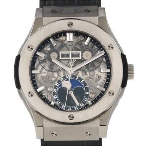 ウブロ クラシックフュージョンアエロフュージョンムーンフェイズチタニウム 517.NX.0170.LR TI 自動巻