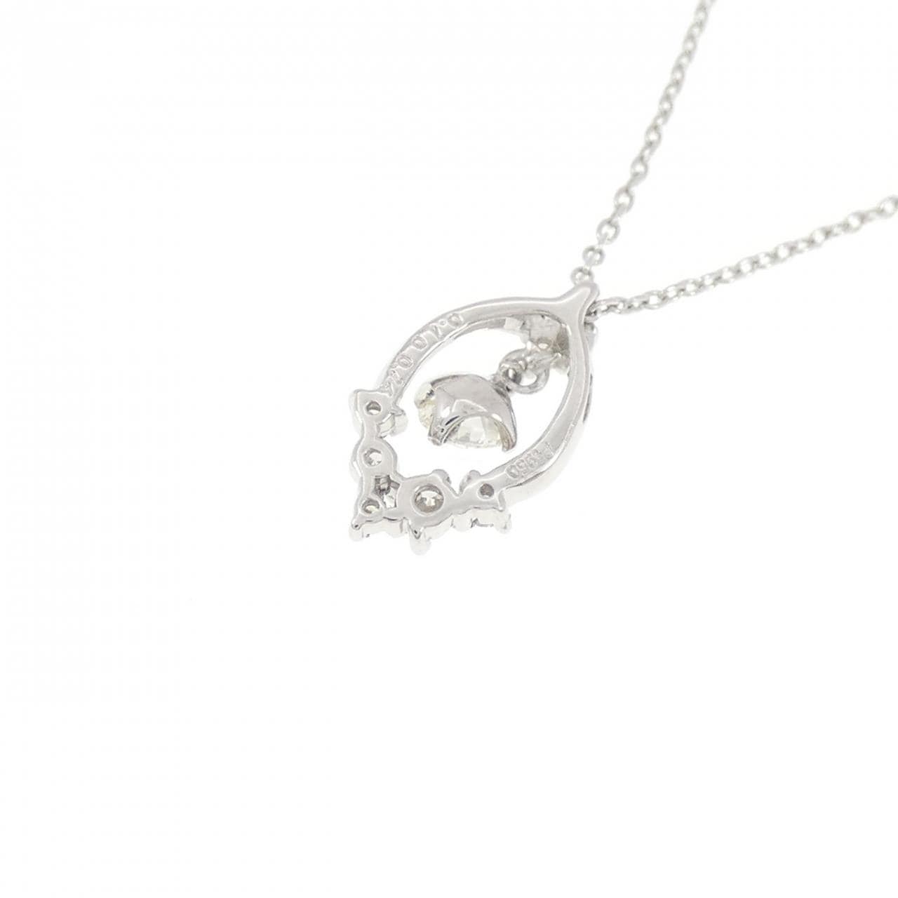 PT950/PT850 ダイヤモンド ネックレス 0.10CT