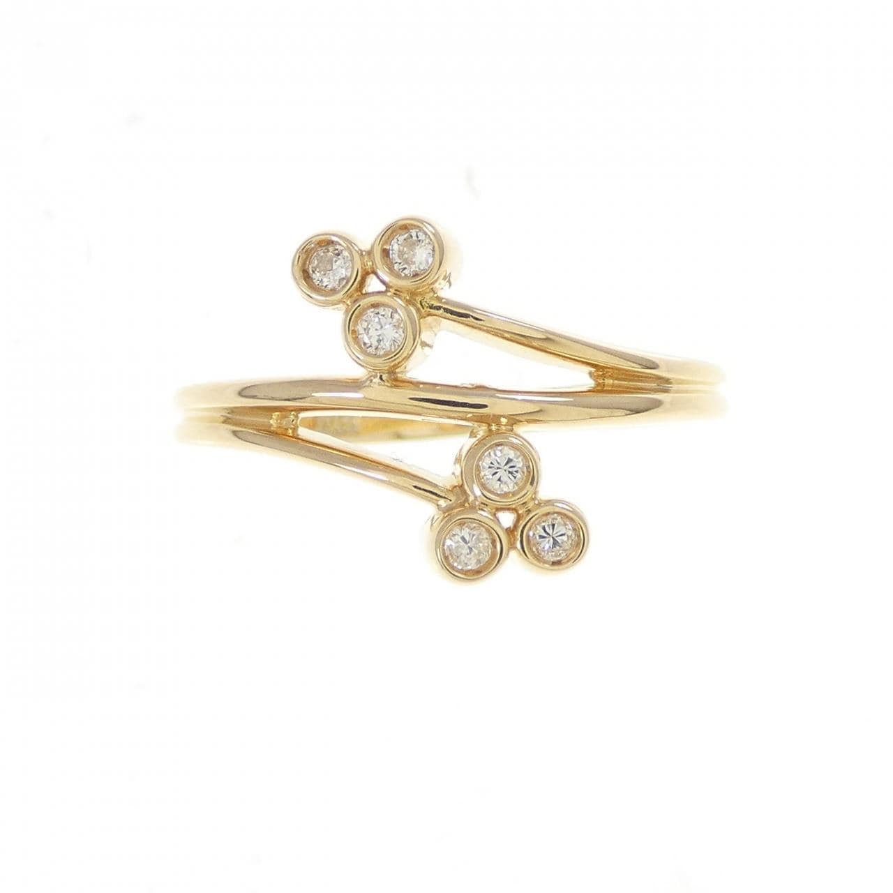 K18YG ダイヤモンド リング