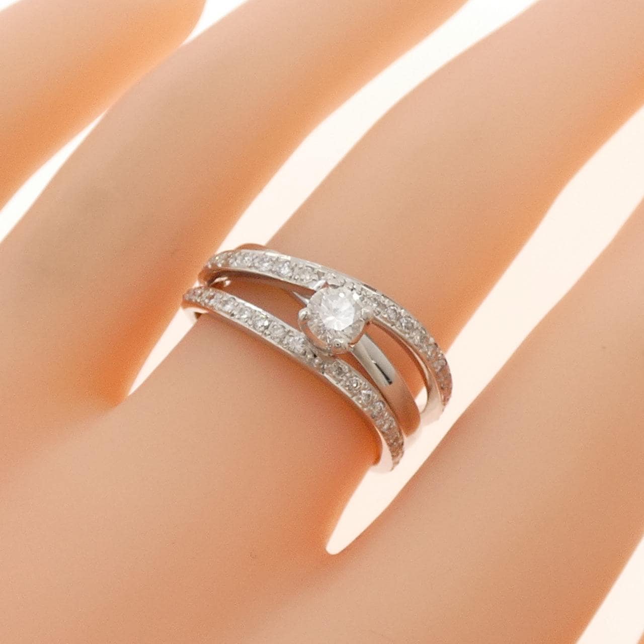 PT900 ダイヤモンド リング 0.26CT