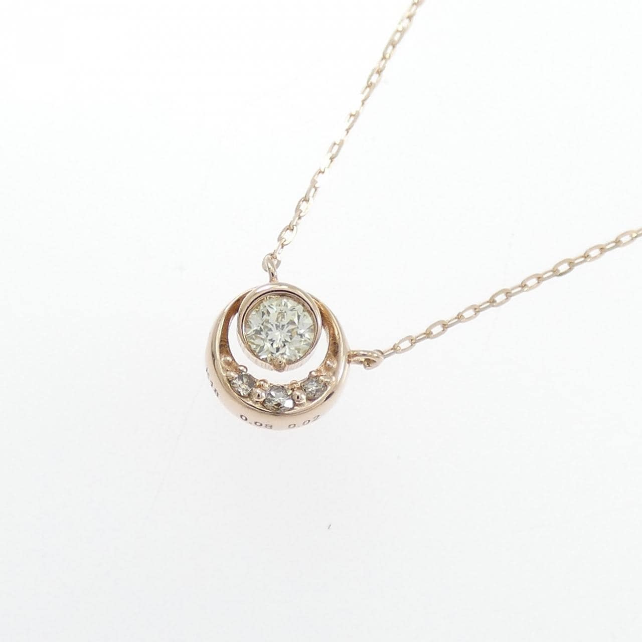 フェスタリア ダイヤモンド ネックレス 0.08CT