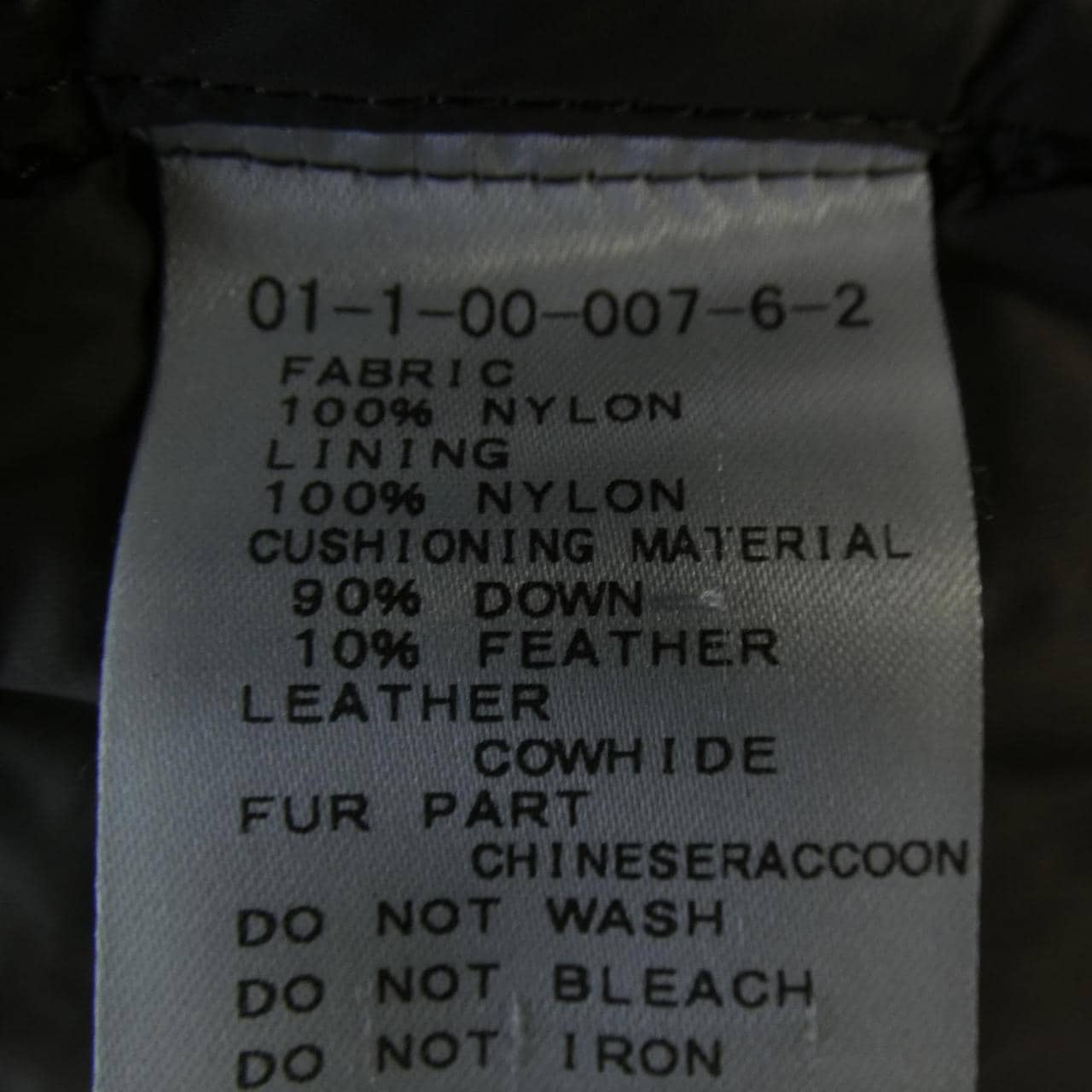 NOMBRE IMPAIR 01-1-00-007-6-2羽绒大衣